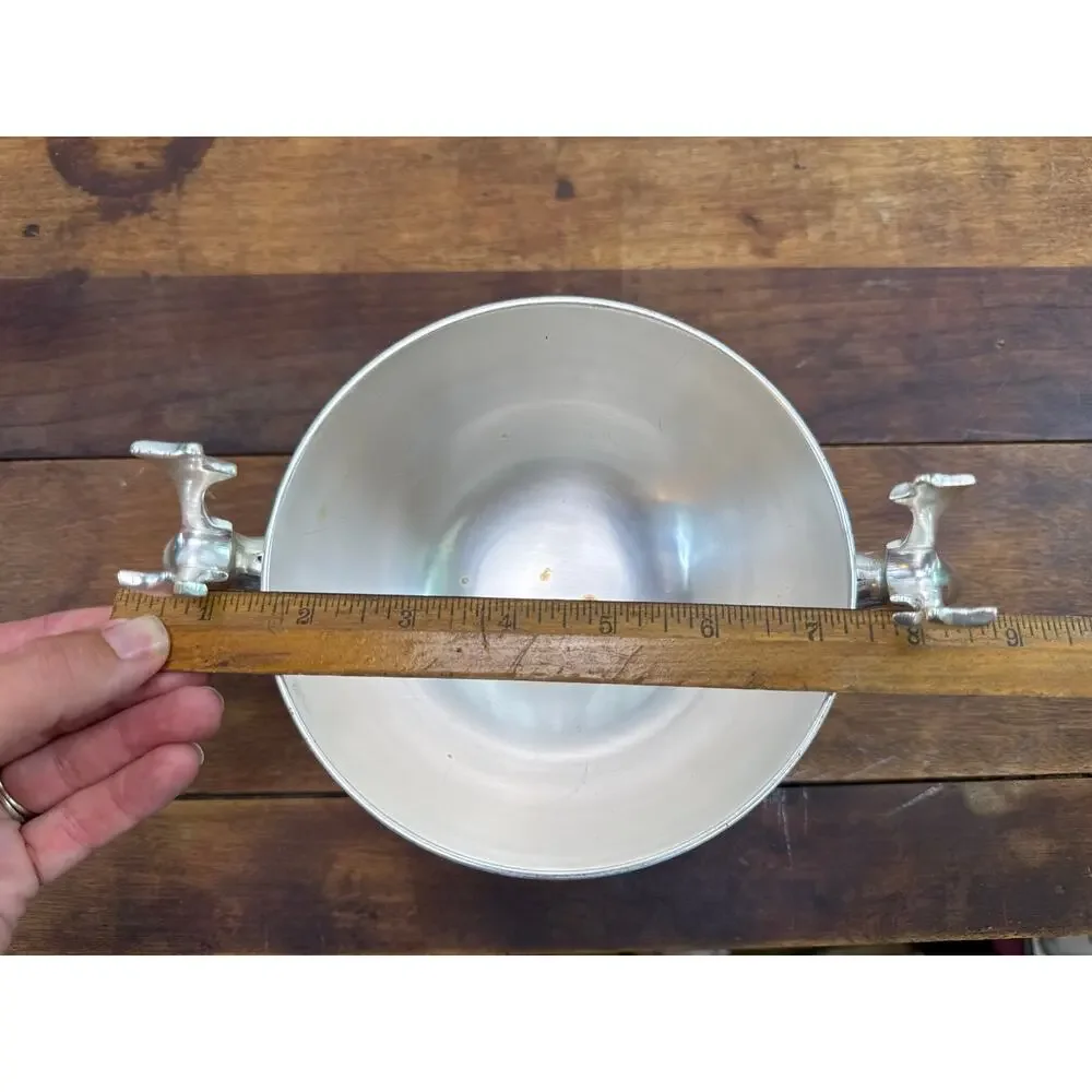 Crate and Barrel Metal Small Reindeer Candy Snack Bowl Christmas Holiday India